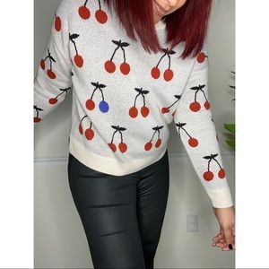 *NEW* MADEWELL Cherry Pullover Sweater
